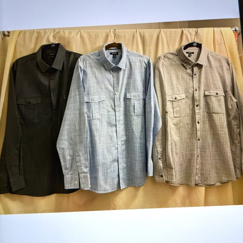 Alfani XL Men's Shirts (3 pack)
